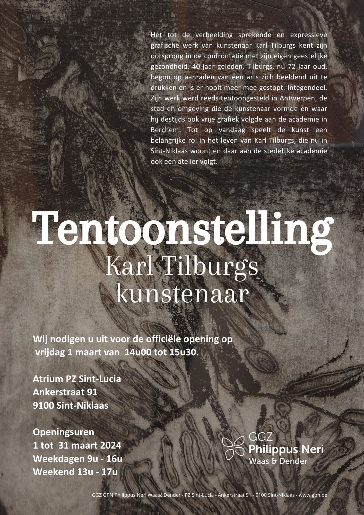 Tentoonstelling kunstschilder Karl Tilburgs